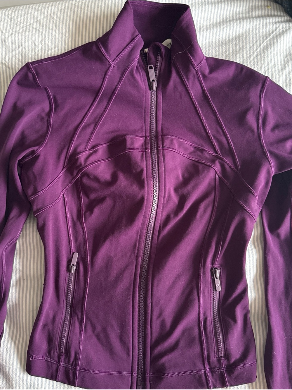 lululemon athletica Plum Full-Zip Athletic Jacket